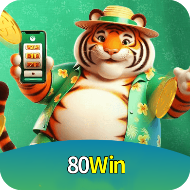Imagem promocional da 80Win mostrando a plataforma e suas vantagens